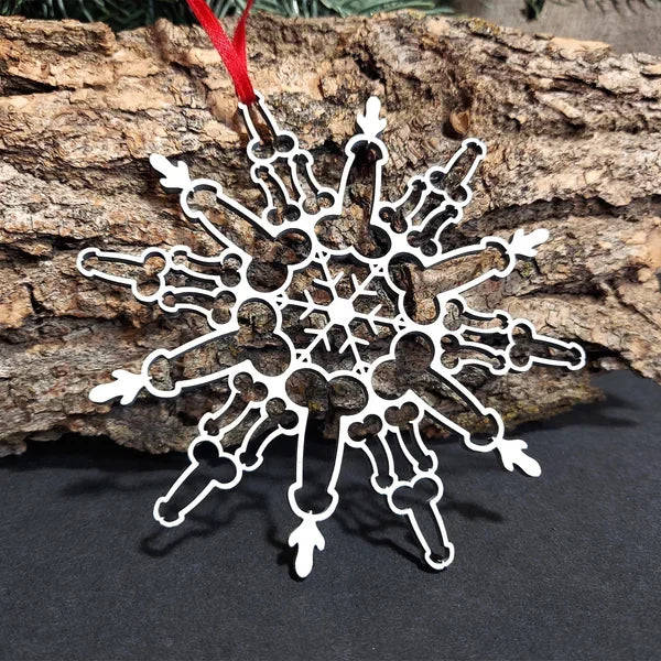 Christmas Tree Hanging Decorations Snowflake Pendant