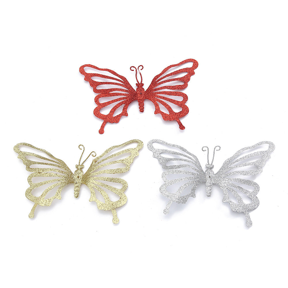 Christmas Diy Single Layer Butterfly Decorations