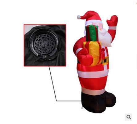 Explosive Inflatable 1.5m Santa Claus Gift Pack Luminous Inflatable Model, Christmas Inflatable, Christmas Inflatable Decoration, Holiday Season Inflatable, Christmas inflatables, Christmas inflatables on Sale, Christmas inflatables 2022, Christmas inflatables lowes, Christmas inflatables wholesale
