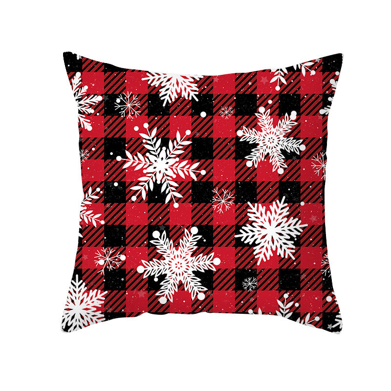 Red Plaid Christmas Pillow Cover Peach Skin Fabric Sofa Cushion Cover, christmas pillow cases, christmas pillow covers, christmas pillow covers 18x18, christmas throw pillow covers, christmas pillow case, xmas pillow covers, holiday throw pillow covers, zippered christmas pillow covers, gnome pillow covers, snowman pillow covers, christmas pillow cases standard, snowflake pillow covers, christmas throw pillow covers 18x18,  holiday pillow covers 18x18, 16x16 christmas pillow covers.