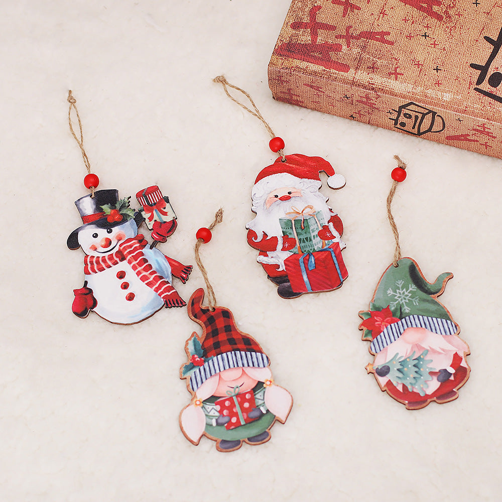 Faceless Doll Pendant Couple Ornaments, Outdoor and Indoor Christmas decorations Items, Christmas ornaments, Christmas tree decorations, salt dough ornaments, Christmas window decorations, cheap Christmas decorations, snowmen, and ornaments.