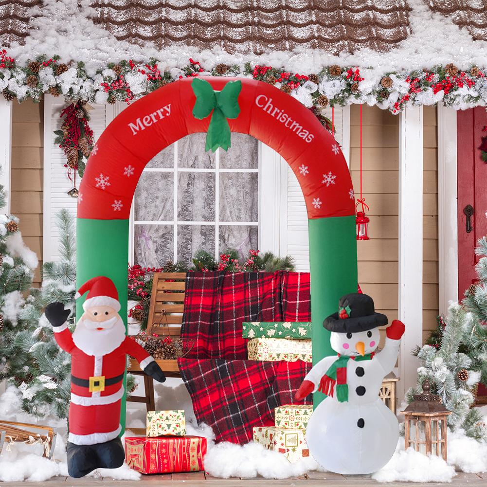 Giant Arch Santa Claus Snowman Inflatable Garden Yard Archway Christmas Ornaments Xmas New Year Festival Party Props Decor, Christmas Inflatable, Christmas Inflatable Decoration, Holiday Season Inflatable, Christmas inflatables, Christmas inflatables on Sale, Christmas inflatables 2022, Christmas inflatables lowes, Christmas inflatables wholesale