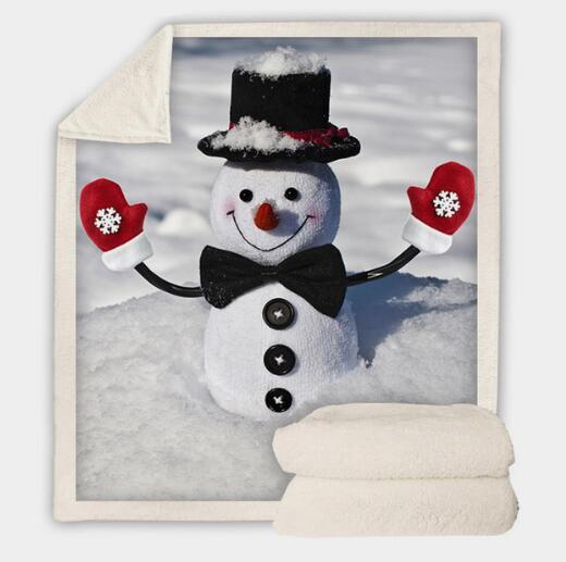 Christmas Decoration Sofa Blanket HD Printing, Outdoor and Indoor Christmas decorations Items, Christmas ornaments, Christmas tree decorations, salt dough ornaments, Christmas window decorations, cheap Christmas decorations, snowmen, and ornaments.