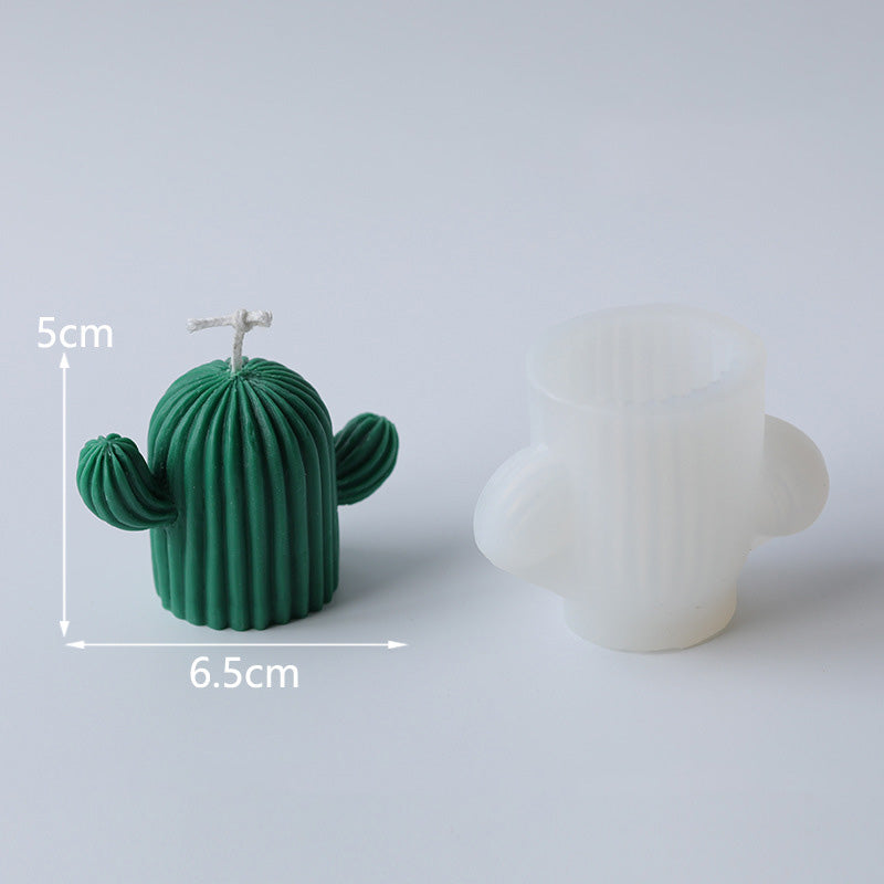 Cactus Shape Candles Mould Silicone Candle Mold Aromatherapy Plaster Handmade Making Kit Soap Crafts Mold DIY Gifts Home Decor, Silicone candle molds, Pillar candle molds, Cylinder candle molds, Sphere candle molds, Pyramid candle molds, Square candle molds, Hexagon candle molds, Octagon candle molds, Flower candle molds, Heart candle molds, Star candle molds, Christmas tree candle molds, Halloween pumpkin candle molds, Easter egg candle molds,