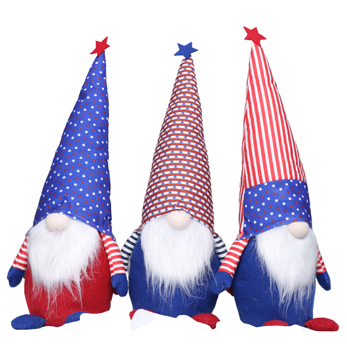 Large Size 4th of July Gnome American Independence Day Gnome - Decognomes