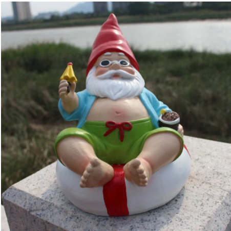 Swimming Ring Garden Gnome Decoration, Gnomes For Sale, garden gnomes for sale, lawn gnomes, naughty gnomes, funny garden gnomes, yard gnomes, large garden gnomes, garden gnomes amazon, gnome statue, garden gnome statues, the female garden gnome.