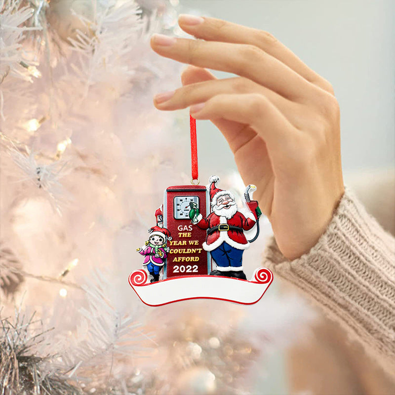 Santa Claus Christmas Tree Pendant, Outdoor and Indoor Christmas decorations Items, Christmas ornaments, Christmas tree decorations, salt dough ornaments, Christmas window decorations, cheap Christmas decorations, snowmen, and ornaments.