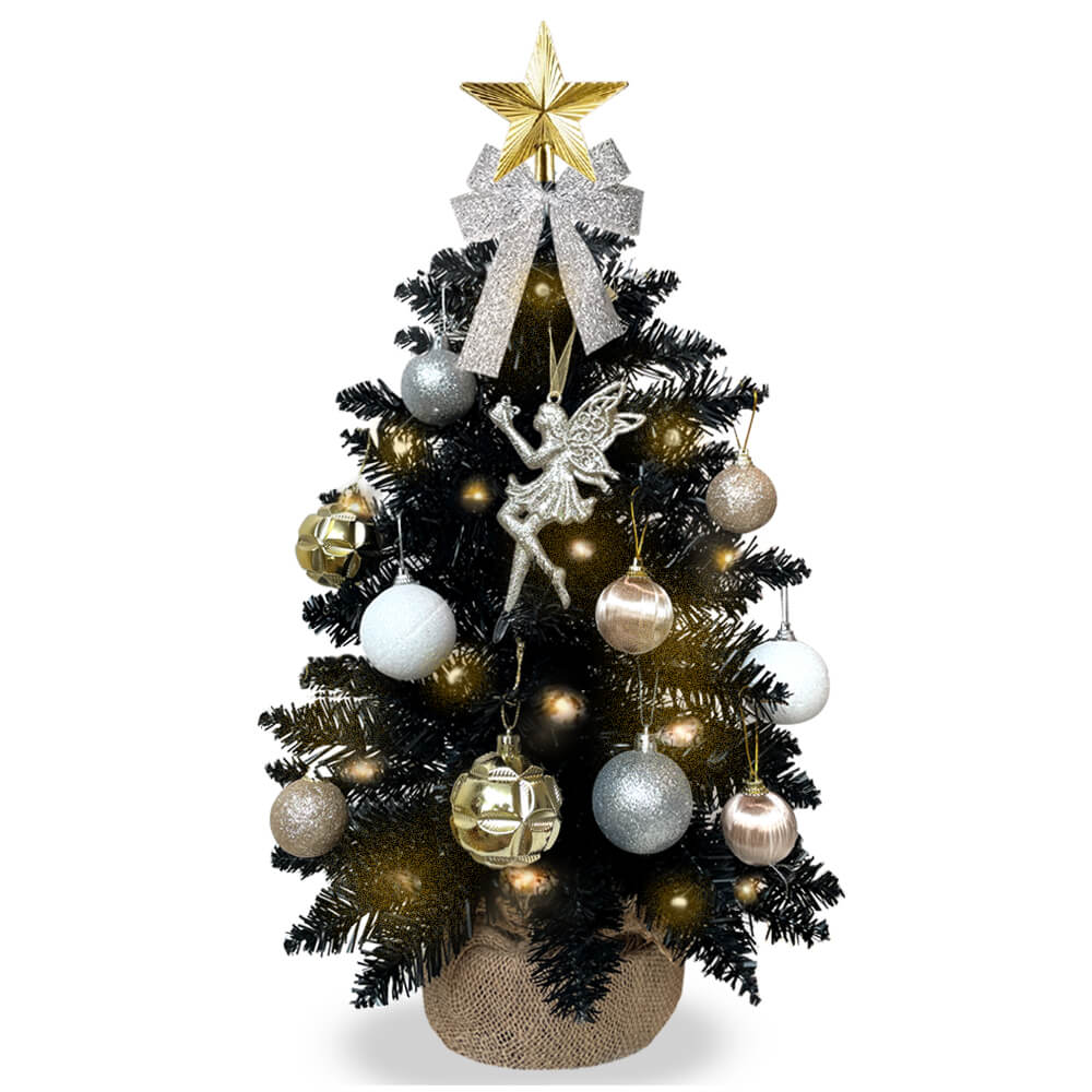 2ft Black Mini Christmas Tree With Light Artificial Tree, Outdoor and Indoor Christmas decorations Items, Christmas ornaments, Christmas tree decorations, salt dough ornaments, personalized christmas ornaments, christmas tree ornaments, decorated christmas trees, Christmas Tree Decoration Ornaments, Christmas Tree ornaments