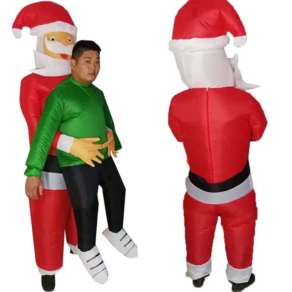 Santa Claus Hold People Inflatable Costumes Christmas Anime Cosplay Costume For Adult Holiday Party Inflated Garment, Christmas Inflatable, Christmas Inflatable Decoration, Holiday Season Inflatable, Christmas inflatables, Christmas inflatables on Sale, Christmas inflatables 2022, Christmas inflatables lowes, Christmas inflatables wholesale
