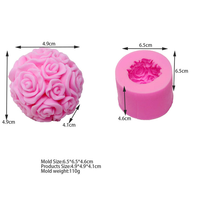 Silicone candle molds are a popular choice for candle-making because they are flexible, durable, and easy to use. Consider the size and shape of the candles you want to make and choose a mold that will accommodate your needs, Non-stick Bubble Cube Candles Silicone Mold 3D Aromathera