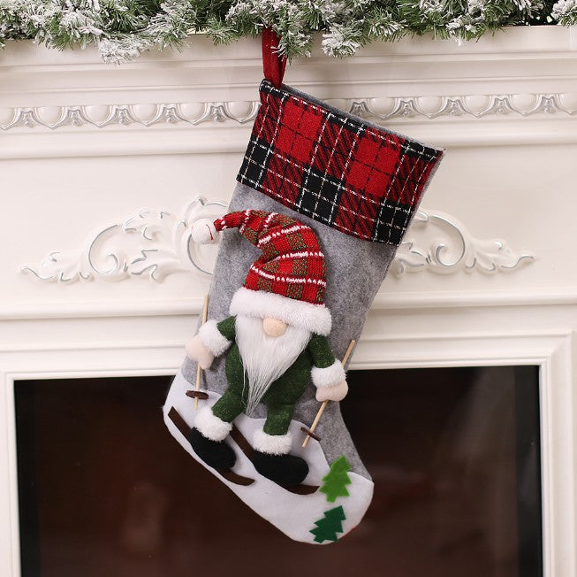 Christmas Decorations Creative Cute Old Man Hanging Bag, Outdoor and Indoor Christmas decorations Items, Christmas ornaments, Christmas tree decorations, salt dough ornaments, Christmas window decorations, cheap Christmas decorations, snowmen, and ornaments.