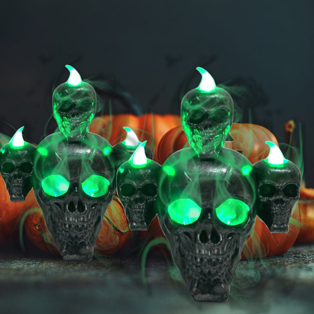 New Halloween Decoration Halloween Skull With Lights Ornaments