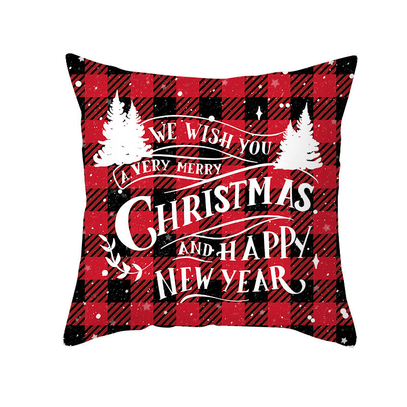 Red Plaid Christmas Pillow Cover Peach Skin Fabric Sofa Cushion Cover, christmas pillow cases, christmas pillow covers, christmas pillow covers 18x18, christmas throw pillow covers, christmas pillow case, xmas pillow covers, holiday throw pillow covers, zippered christmas pillow covers, gnome pillow covers, snowman pillow covers, christmas pillow cases standard, snowflake pillow covers, christmas throw pillow covers 18x18,  holiday pillow covers 18x18, 16x16 christmas pillow covers.