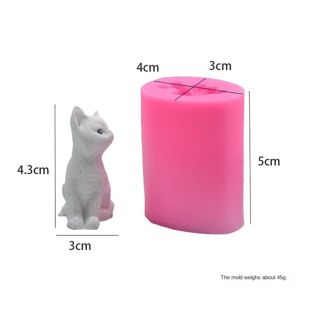 DIY Baking Tools Cat Candle Moulds, Silicone candle molds, Christmas tree candle molds, Halloween pumpkin candle molds, Easter egg candle molds, Animal candle molds, Sea creature candle molds, Fruit candle molds, Geometric candle molds, Abstract candle molds, DIY candle making molds,