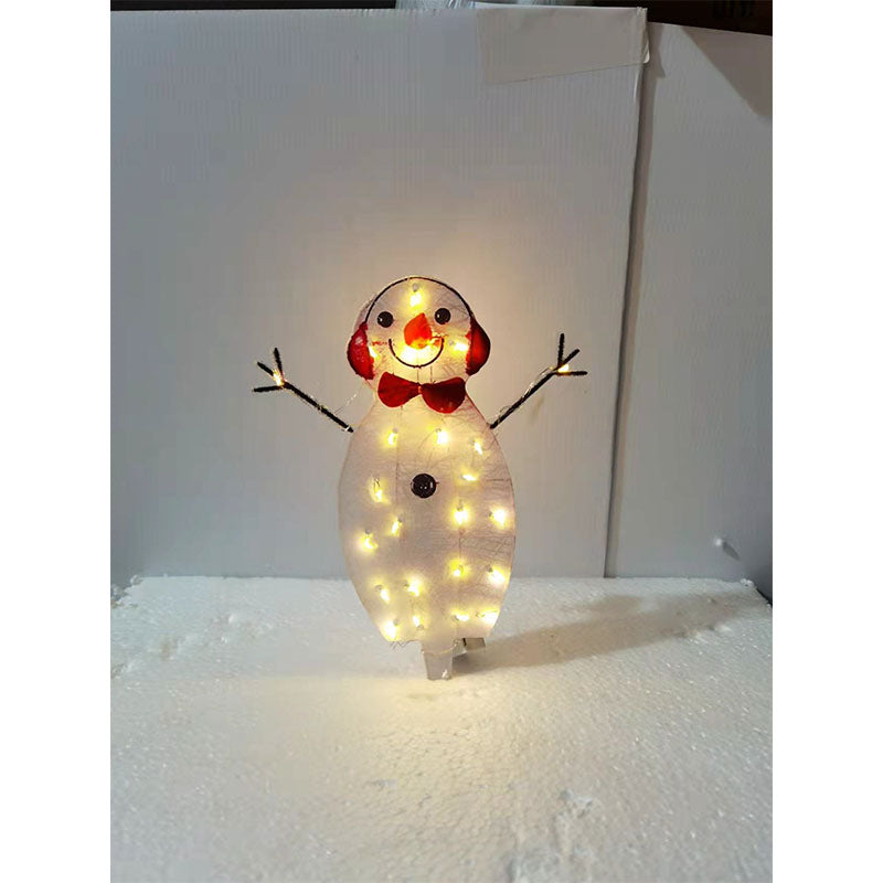 Christmas Scene Decoration With LED Lights Christmas Snowman Ornaments, Christmas Lights, outdoor christmas lights, christmas tree lights, led christmas lights, solar christmas lights, outside christmas lights, christmas window lights, twinkly lights, christmas garland with lights, xmas lights, c9 christmas lights, battery operated christmas lights, lowes christmas lights