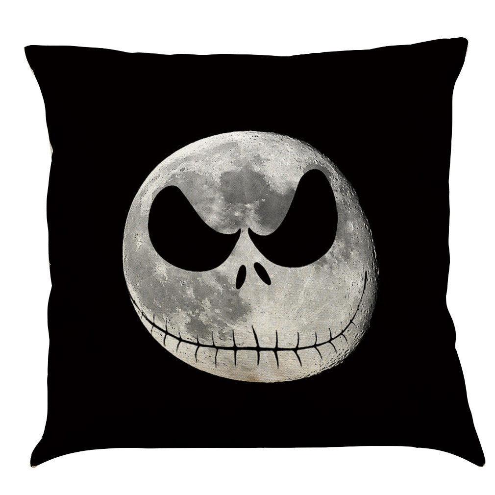 Halloween Cotton Linen Sofa Car Cushion Pillowcase, Pumpkin lanterns, Jack o Lanterns, Halloween Lights, Halloween Decoration Ornaments, Halloween inflatables, carved pumpkins, Halloween wreaths, Halloween Candles.