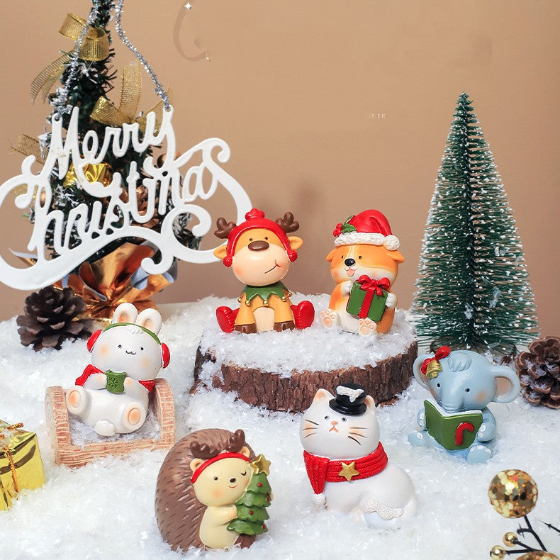 American Creativity Of Christmas Small Animal Ornaments, Christmas Decoration Ornaments, Christmas Ornaments, Christmas Small Ornaments, Christmas Items, 