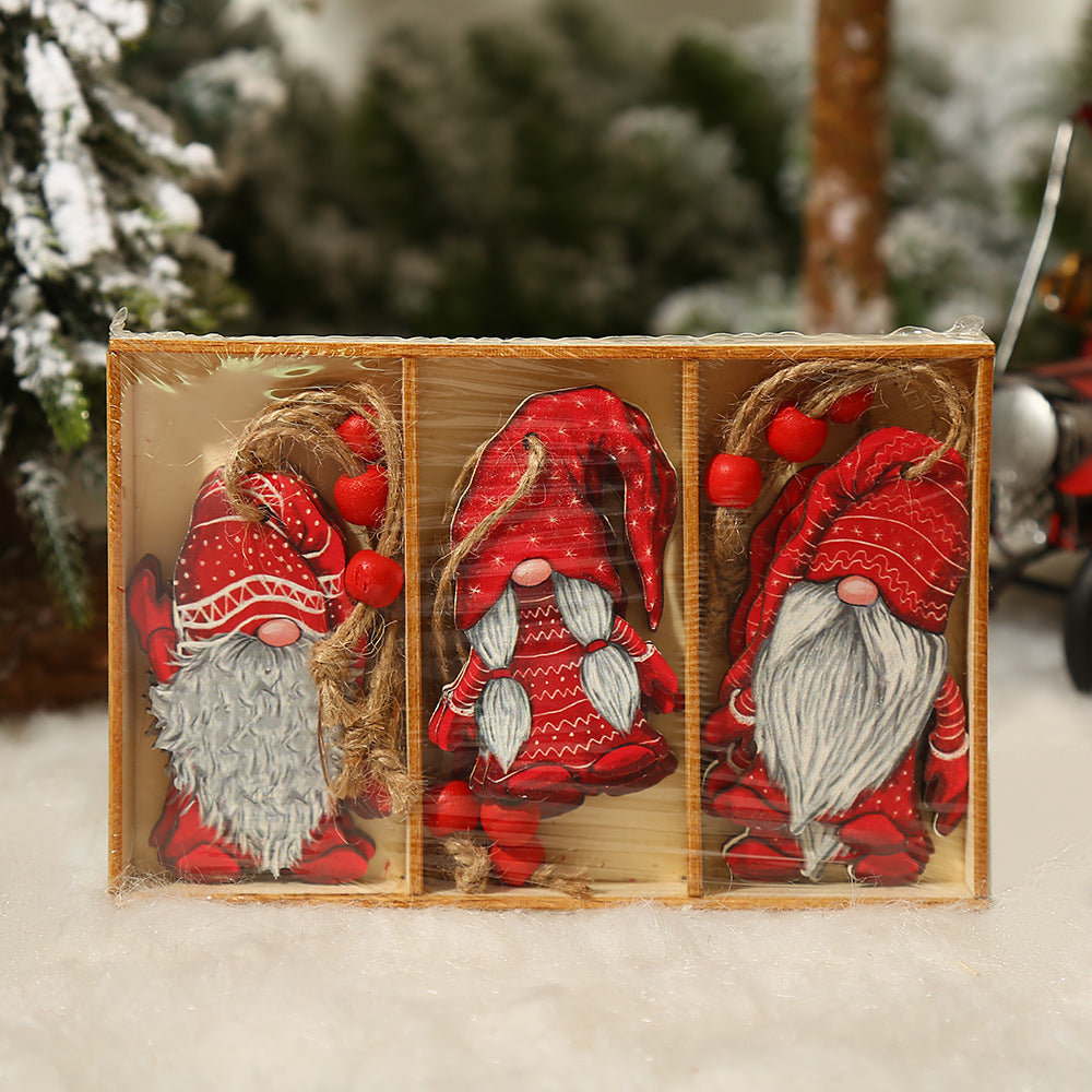 Christmas Gnomes Wooden Board Pendant, Christmas Gnomes, Christmas Decoration Gnomes, Xmas Gnomes, Santa Gnomes, DIY gnomes, Gnome Christmas Tree, Nordic gnomes, Tomato Cage Gnomes, Plush Gnomes