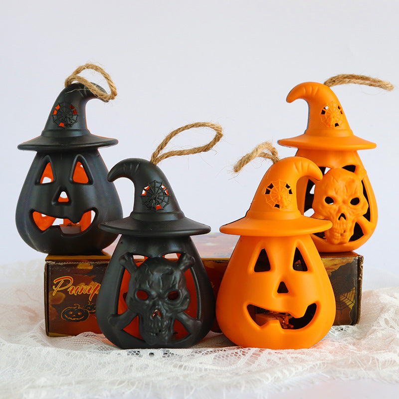 Halloween Pumpkin Lantern LED Colorful Home Party Decoration, Halloween Decoration, Pumpkin Decoration