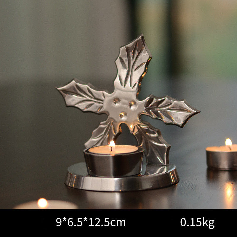 Tabletop Candlelight Dinner Props Christmas Candle Holder, Christmas candles, window candles, advent candles, Christmas candle holder, Christmas window candles, Christmas tree candles, Christmas wax melts, Christmas scented candles and electric window candles.