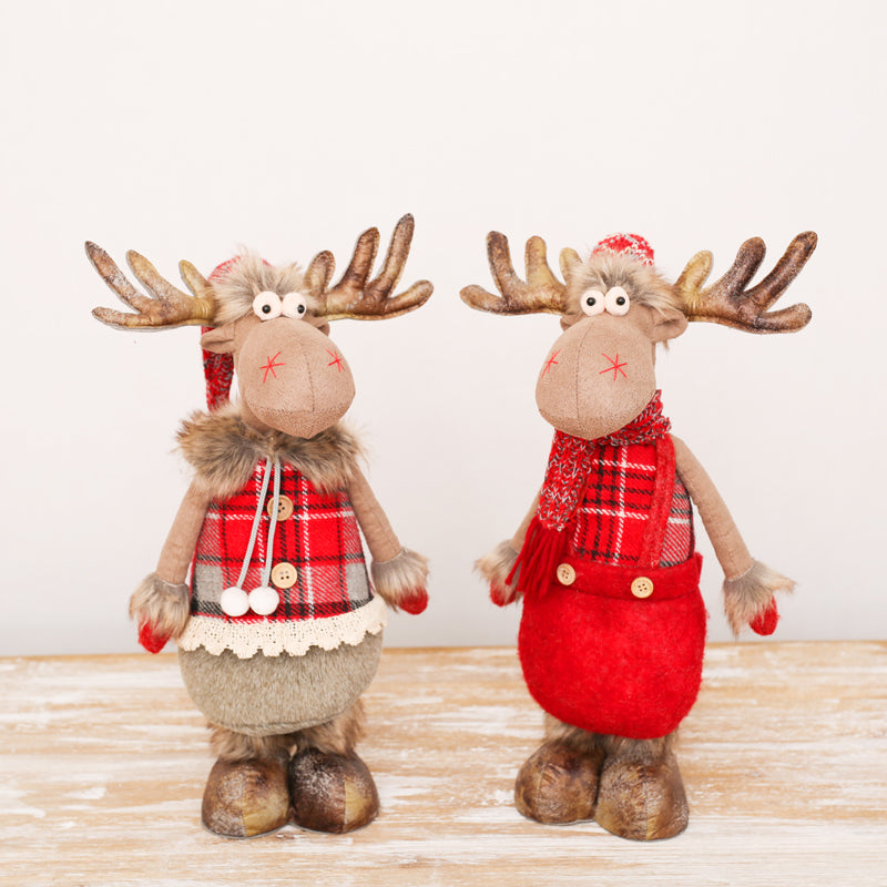Christmas Tree Decorations Cute Creative Elk Snowman Ornaments, Outdoor and Indoor Christmas decorations Items, Christmas ornaments, Christmas tree decorations, salt dough ornaments, Christmas window decorations, cheap Christmas decorations, snowmen, and ornaments.