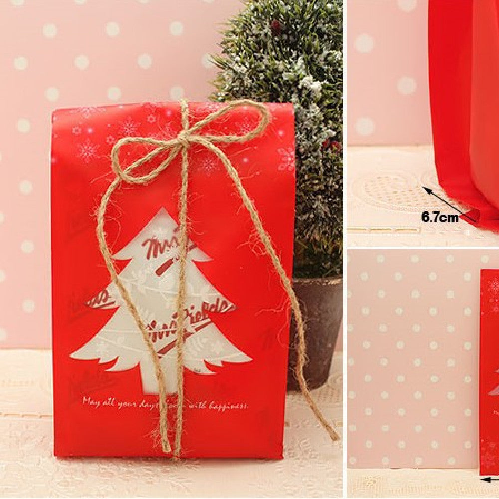 Frosted Gift Christmas Tree Packaging Bag Candy Bag Middle Seal, christmas decoration, christmas items, christmas ornaments, outdoor christmas decorations, diy christmas decorations, christmas table decorations, personalized christmas ornaments, Xmas Decoration, christmas shop, cheap christmas decorations, hallmark ornaments 2021,