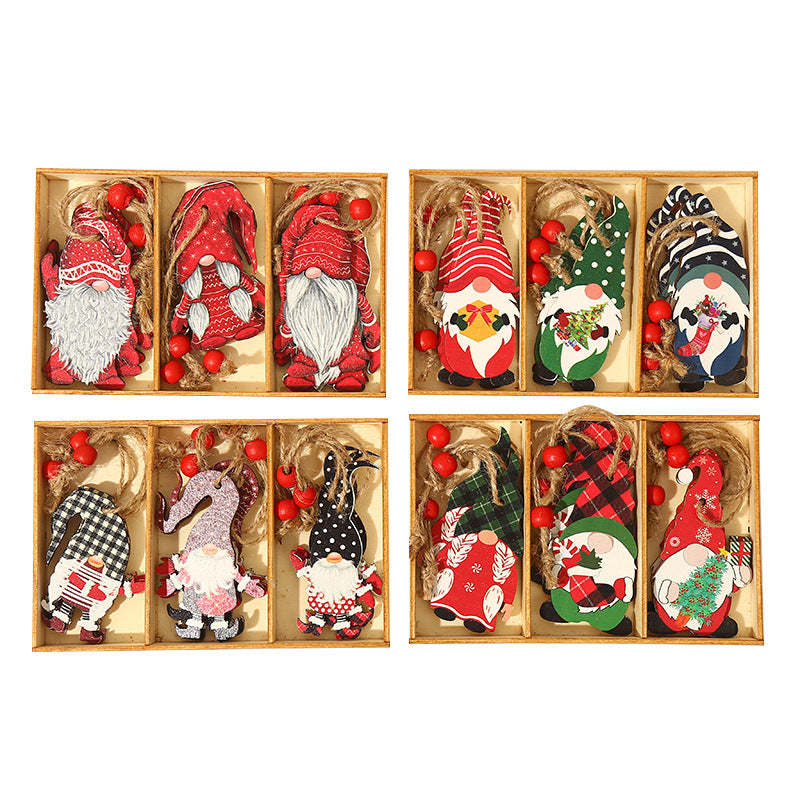 Christmas Gnomes Wooden Board Pendant, Christmas Gnomes, Christmas Decoration Gnomes, Xmas Gnomes, Santa Gnomes, DIY gnomes, Gnome Christmas Tree, Nordic gnomes, Tomato Cage Gnomes, Plush Gnomes