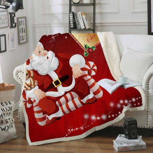 Christmas Decoration Sofa Blanket HD Printing, Outdoor and Indoor Christmas decorations Items, Christmas ornaments, Christmas tree decorations, salt dough ornaments, Christmas window decorations, cheap Christmas decorations, snowmen, and ornaments.