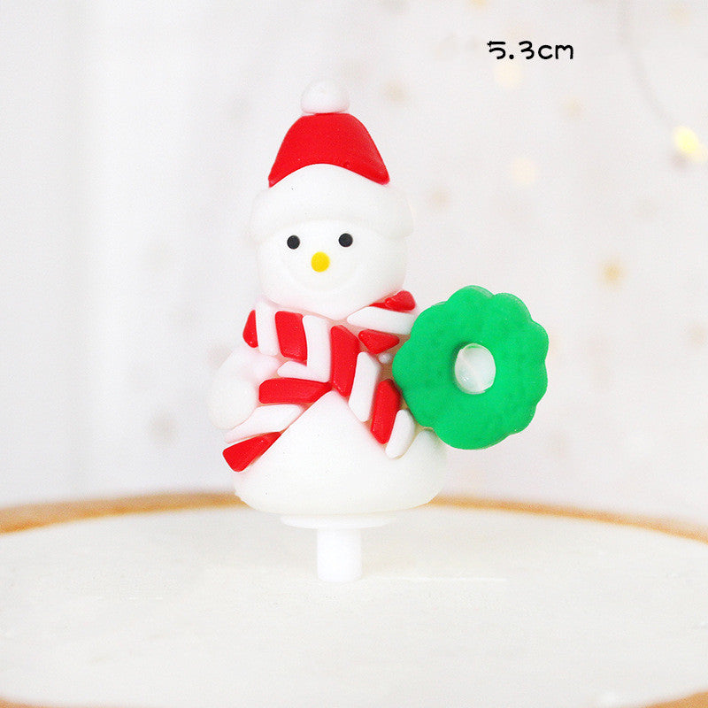cake toppers, acrylic cake topper, christmas cake inserts, Christmas Cake Plug-in, Christmas Cake Topper, Santa Claus Cake Inserts Plug-in, Plastic Cake Inserts 