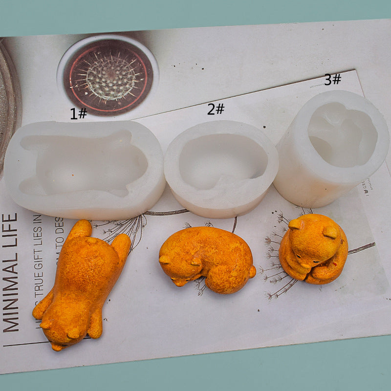 Flip Sugar Silicone Mold Bear Shape Scented Candle, Silicone candle molds, Christmas tree candle molds, Halloween pumpkin candle molds, Easter egg candle molds, Animal candle molds, Sea creature candle molds, Fruit candle molds, Geometric candle molds, Abstract candle molds, DIY candle making molds,