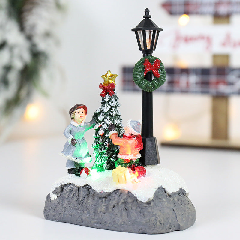 Christmas Micro Landscape Modeling Ornament, Outdoor and Indoor Christmas decorations Items, Christmas ornaments, Christmas tree decorations, salt dough ornaments, Christmas window decorations, cheap Christmas decorations, snowmen, and ornaments.
