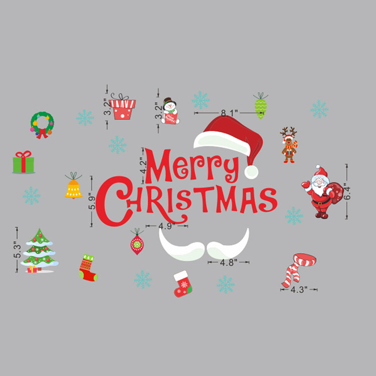 Decorative Wall Stickers For Christmas And Happy Holidays, Christmas Sticker, Christmas Wall Sticker, Christmas Decoration Items, Christmas Decoration Wall Stickers