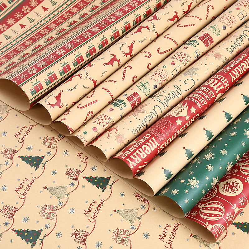 Thickened Wrapping Paper For Christmas Gifts, Christmas Decoration, Christmas Wrapping Paper, Christmas Gift Pack Wrapper, Christmas Gift Packing