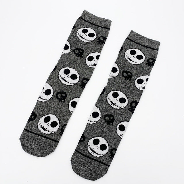 NEW Halloween Socks Pumpkin Bat Human Skeleton