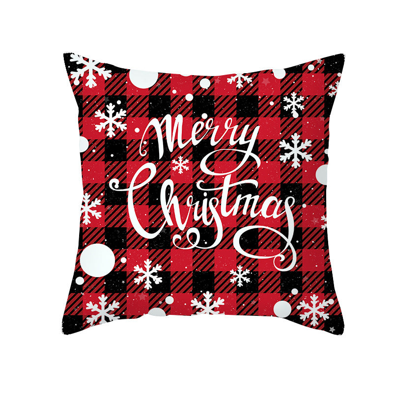 Red Plaid Christmas Pillow Cover Peach Skin Fabric Sofa Cushion Cover, christmas pillow cases, christmas pillow covers, christmas pillow covers 18x18, christmas throw pillow covers, christmas pillow case, xmas pillow covers, holiday throw pillow covers, zippered christmas pillow covers, gnome pillow covers, snowman pillow covers, christmas pillow cases standard, snowflake pillow covers, christmas throw pillow covers 18x18,  holiday pillow covers 18x18, 16x16 christmas pillow covers.