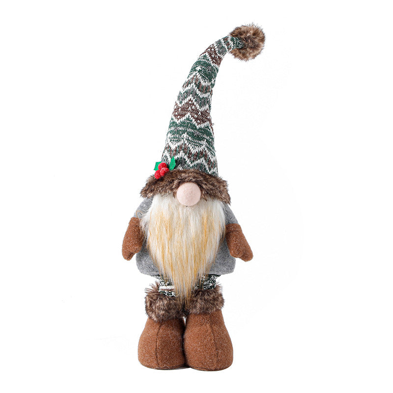 Plush Doll With Lamp For Old People In The Forest, Christmas Tree Decoration Plush Hair Ball Pendant, Glowing Knitting Doll Ornaments Cute Rudolph Faceless Plush Doll, Christmas Decoration Gnomes, Xmas Gnomes, Santa Gnomes, DIY gnomes, Gnome Christmas Tree, Nordic gnomes, Tomato Cage Gnomes, Plush Gnomes.