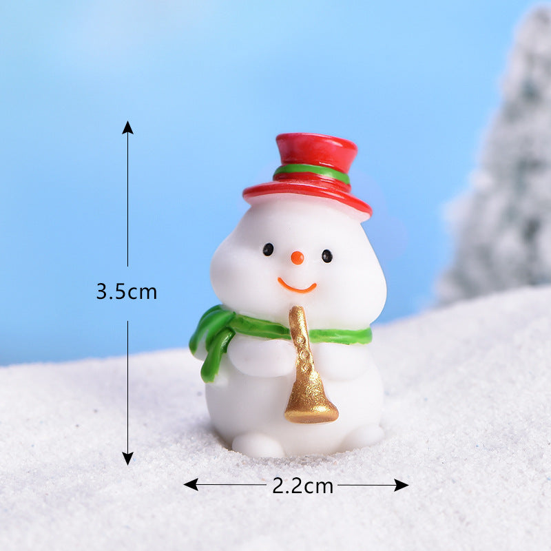 Christmas Fashion Micro Landscape Decorative Ornaments, Outdoor and Indoor Christmas decorations Items, Christmas ornaments, Christmas tree decorations, salt dough ornaments, Christmas window decorations, cheap Christmas decorations, snowmen, and ornaments.
