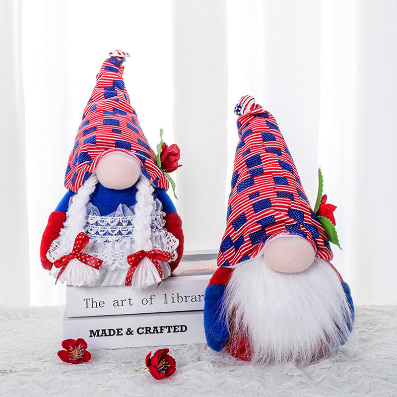 Independence Day Doll Gnomes, 4th July Decoration Gnomes Independence Day Gnomes   Presidents Day Gnome,  Flag Day Gnome 4th of July Gnome Veterans Day Gnome Memorial Day Gnome Labor Day Gnome Decoration Gnomes Columbus Day Gnome Patriotic Gnomes