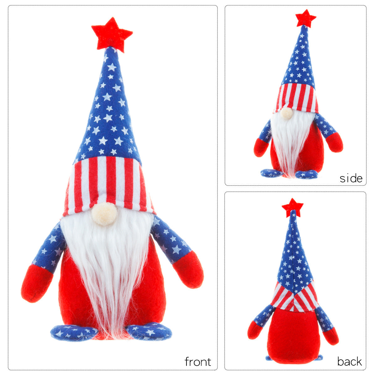 Stars Pointed Hat 4th of july gnomes