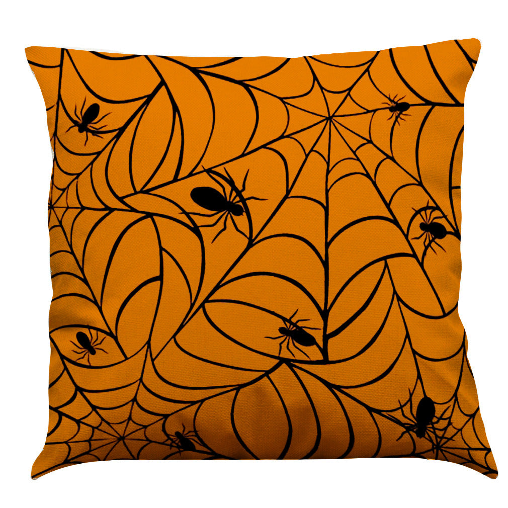 Halloween Cotton Linen Sofa Car Cushion Pillowcase, Pumpkin lanterns, Jack o Lanterns, Halloween Lights, Halloween Decoration Ornaments, Halloween inflatables, carved pumpkins, Halloween wreaths, Halloween Candles.