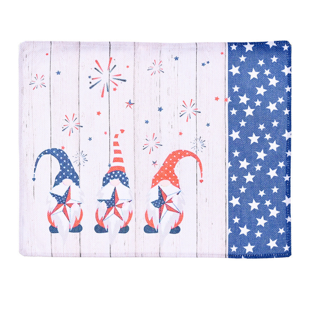 National Day Meal Mat Holiday Home Decoration Table Cloth Mat, 4th of july decoration, patriotic wreath, decoration item, home decoration items, room decoration items, wall decoration items house decoration items, fourth of july decorations, patriotic decor, center table decoration,