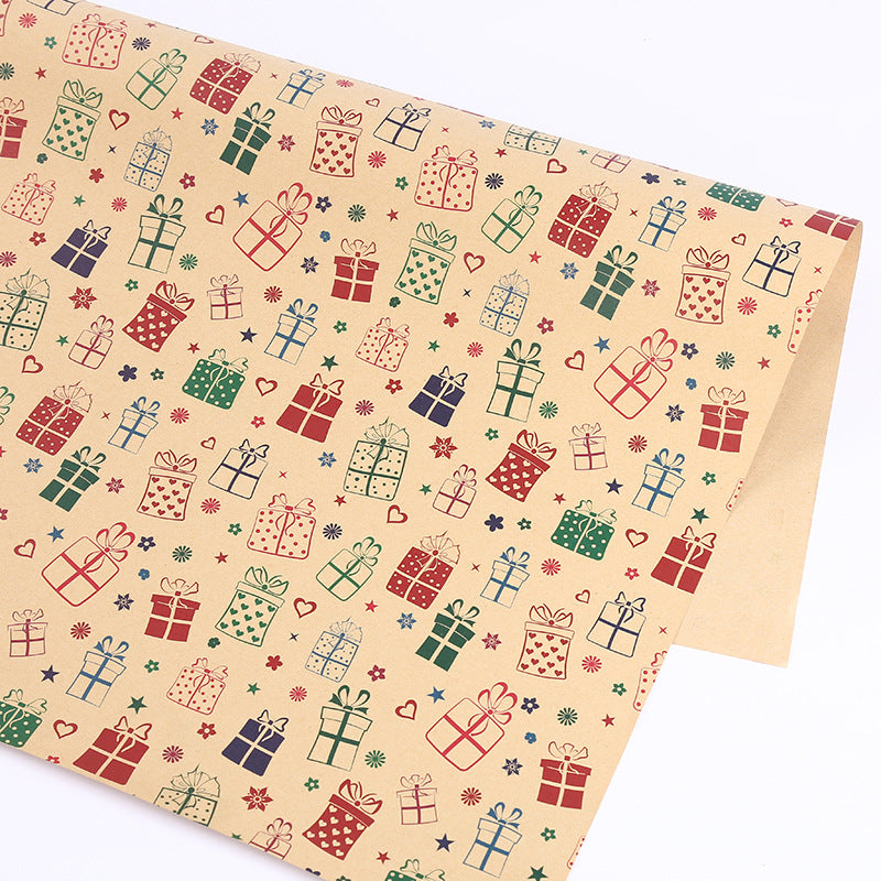 Thickened Wrapping Paper For Christmas Gifts, Christmas Decoration, Christmas Wrapping Paper, Christmas Gift Pack Wrapper, Christmas Gift Packing