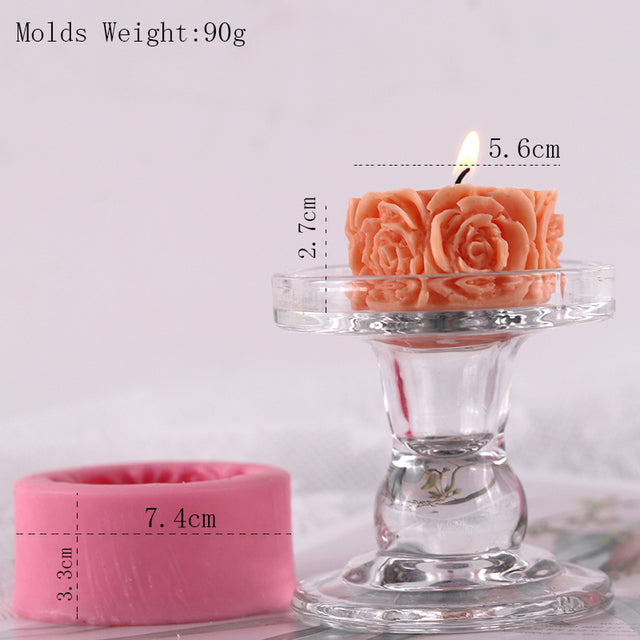 Silicone candle molds are a popular choice for candle-making because they are flexible, durable, and easy to use. Consider the size and shape of the candles you want to make and choose a mold that will accommodate your needs, Non-stick Bubble Cube Candles Silicone Mold 3D Aromathera