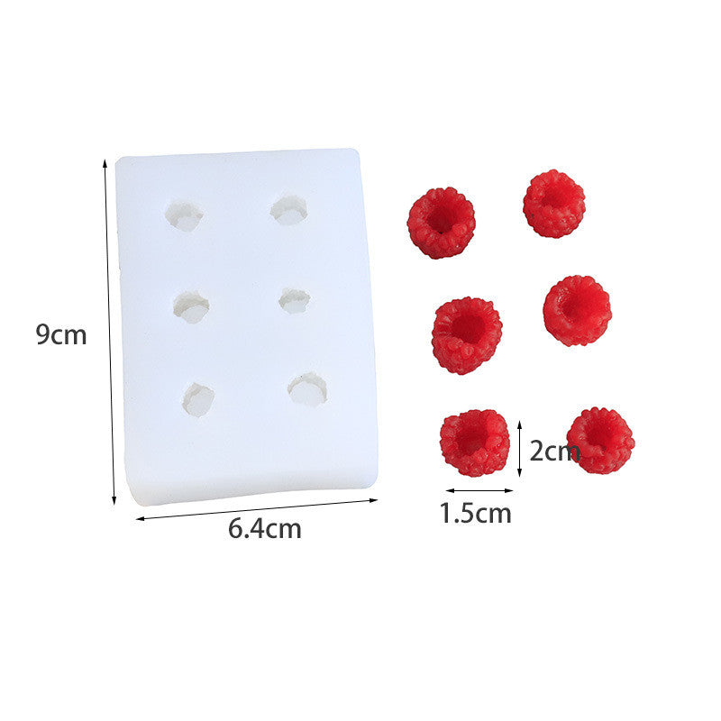 Porous Raspberry Blueberry Fruit Decoration Diy Silicone Mold, Silicone candle molds, Christmas tree candle molds, Halloween pumpkin candle molds, Easter egg candle molds, Animal candle molds, Sea creature candle molds, Fruit candle molds, Geometric candle molds, Abstract candle molds, DIY candle making molds,