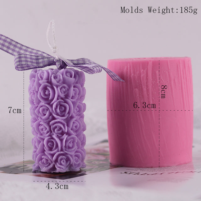 Silicone candle molds are a popular choice for candle-making because they are flexible, durable, and easy to use. Consider the size and shape of the candles you want to make and choose a mold that will accommodate your needs, Non-stick Bubble Cube Candles Silicone Mold 3D Aromathera