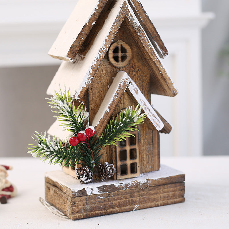 Christmas Decorations Wooden House Castle With Lights Ornaments, Outdoor and Indoor Christmas decorations Items, Christmas ornaments, Christmas tree decorations, salt dough ornaments, Christmas window decorations, cheap Christmas decorations, snowmen, and ornaments.