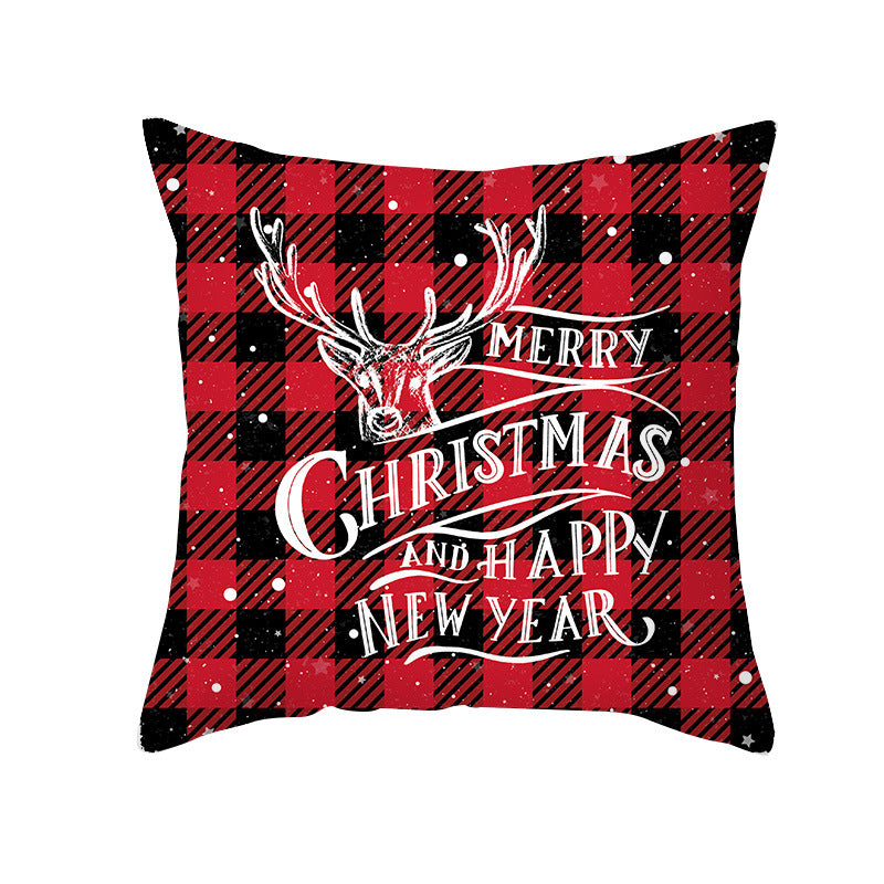 Red Plaid Christmas Pillow Cover Peach Skin Fabric Sofa Cushion Cover, christmas pillow cases, christmas pillow covers, christmas pillow covers 18x18, christmas throw pillow covers, christmas pillow case, xmas pillow covers, holiday throw pillow covers, zippered christmas pillow covers, gnome pillow covers, snowman pillow covers, christmas pillow cases standard, snowflake pillow covers, christmas throw pillow covers 18x18,  holiday pillow covers 18x18, 16x16 christmas pillow covers.