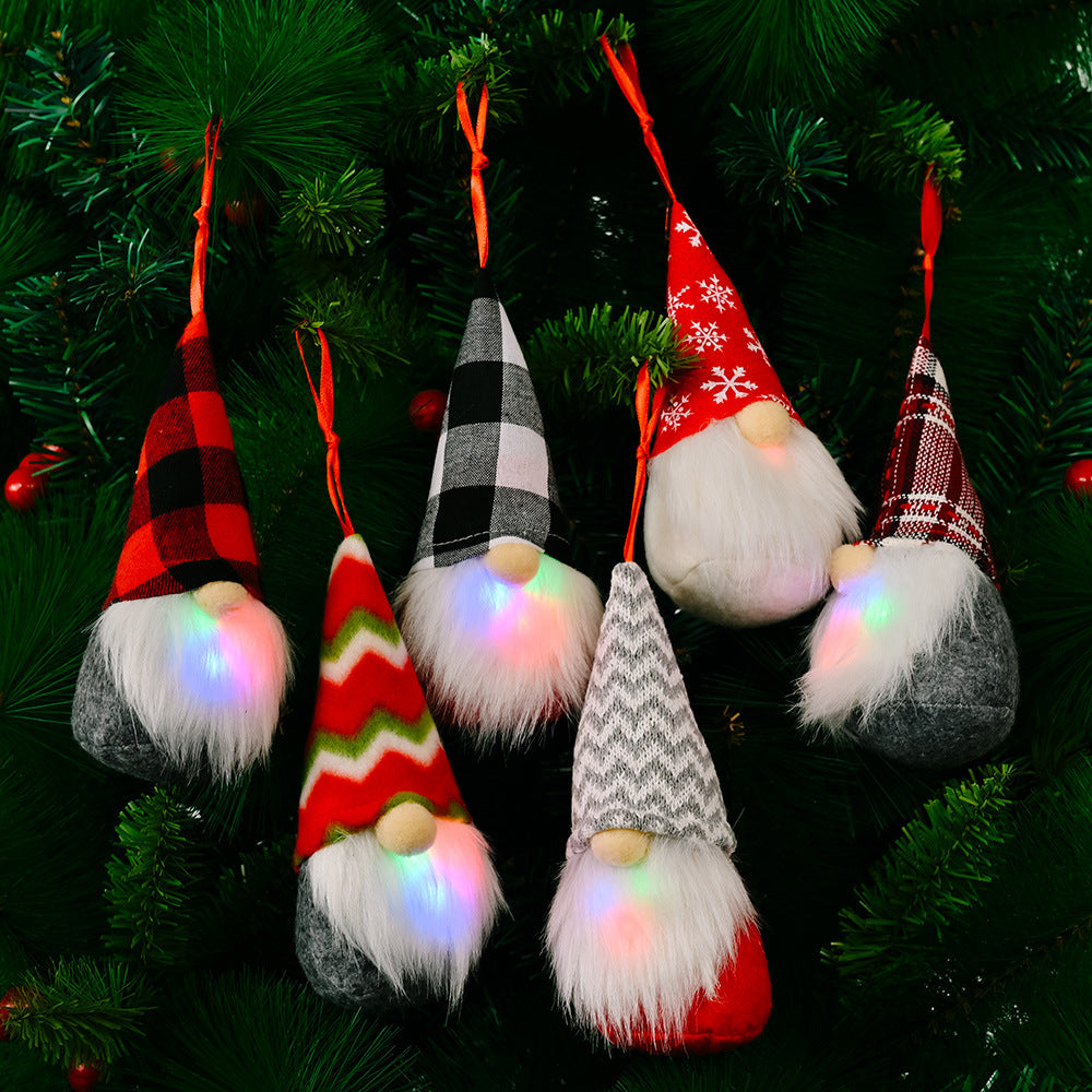 Christmas Decoration Christmas Knitted Pendant With Lights, Christmas Gnomes, Christmas Decoration Gnomes, Xmas Gnomes, Santa Gnomes, DIY gnomes, Gnome Christmas Tree, Nordic gnomes, Tomato Cage Gnomes, Plush Gnomes