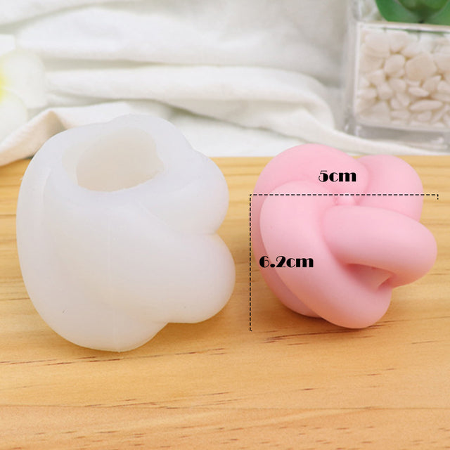 Silicone candle molds are a popular choice for candle-making because they are flexible, durable, and easy to use. Consider the size and shape of the candles you want to make and choose a mold that will accommodate your needs, Non-stick Bubble Cube Candles Silicone Mold 3D Aromathera