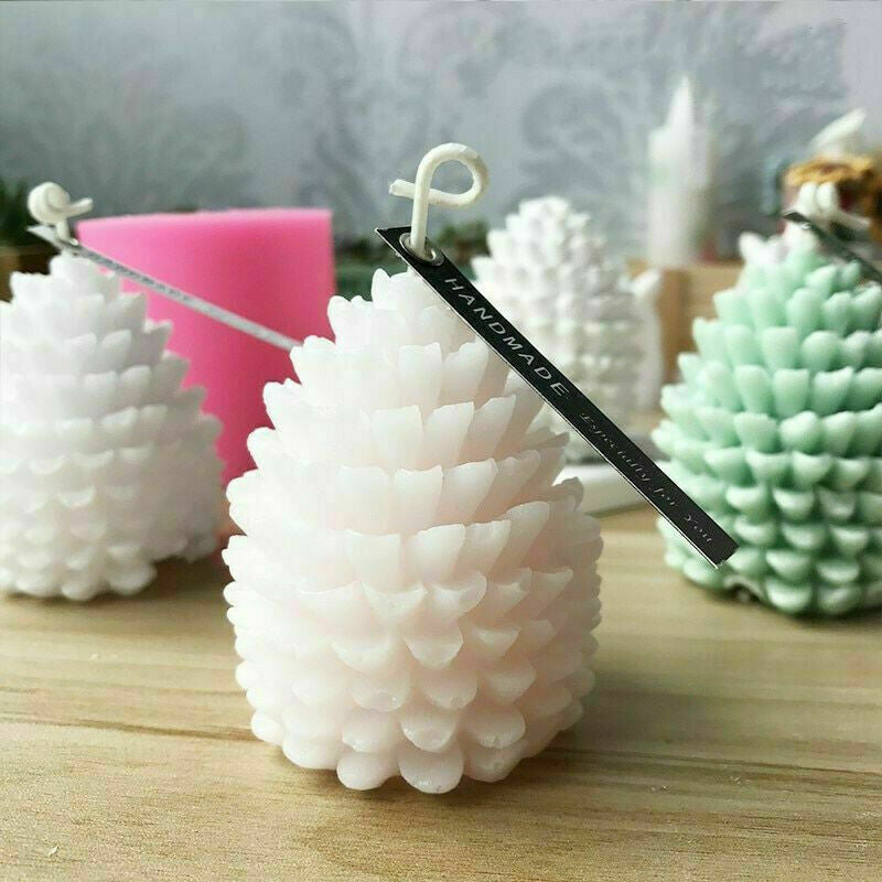 Silicone candle molds are a popular choice for candle-making because they are flexible, durable, and easy to use. Consider the size and shape of the candles you want to make and choose a mold that will accommodate your needs., Three Letters Christmas Tree Silicone Mold Christmas, 